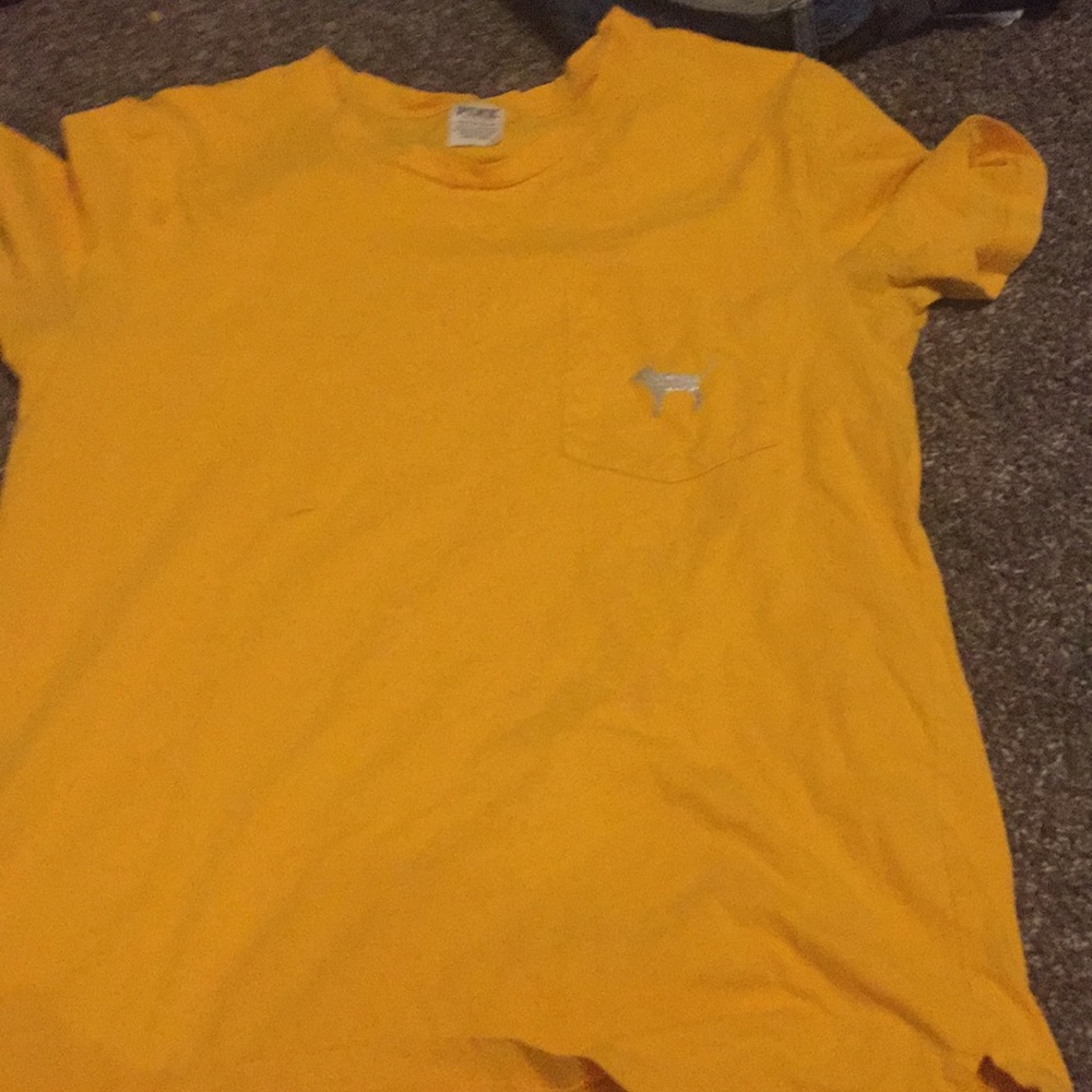 yellow Pink t-shirt jeweled